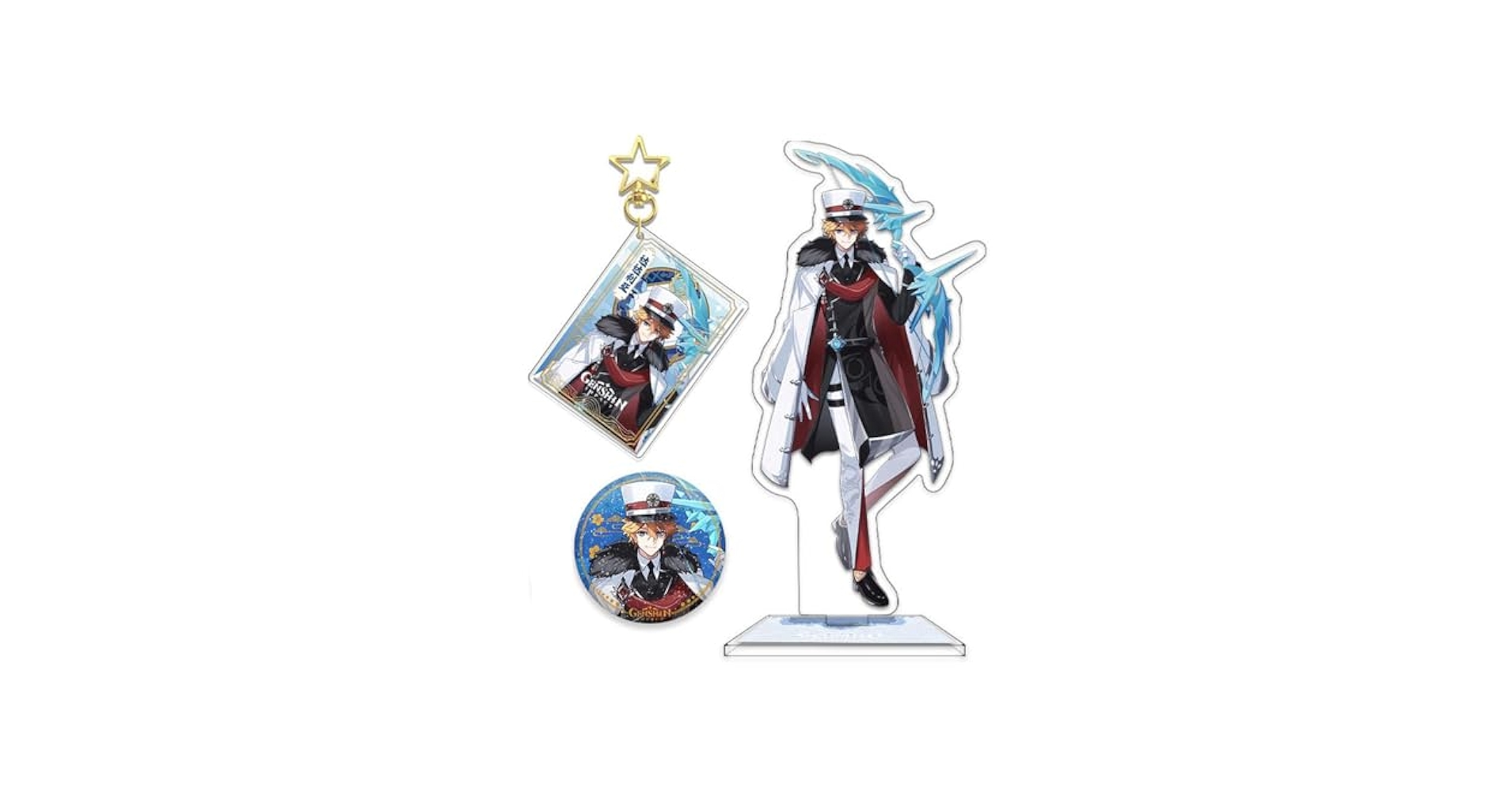 原神 スイパラ アクスタ 鍾離 タルタリヤ 原神】タルタリヤ 鍾離 アクリルスタンド 花婿 タキシード